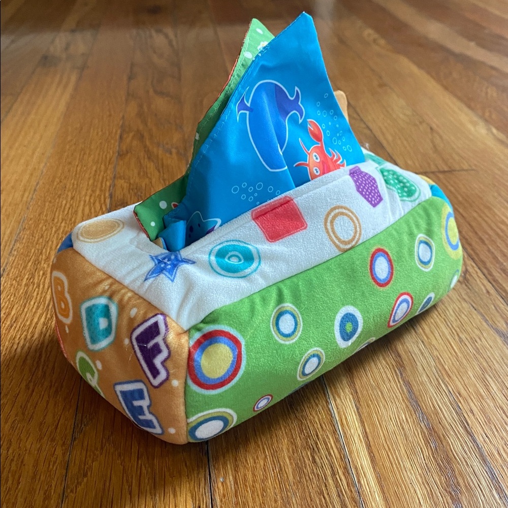 Baby Sensory Tissue Box Toy - Montessori Toys for Babies